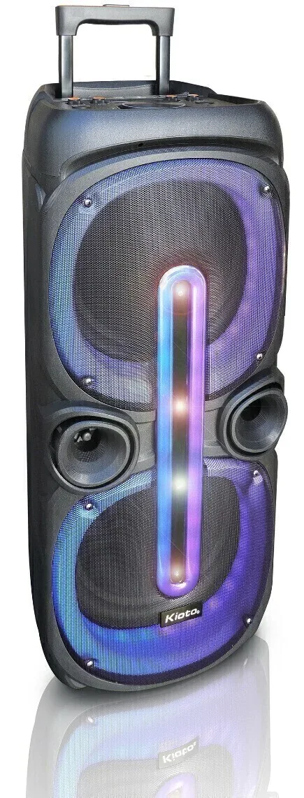 Parlante Bluetooth Kioto TW1500 80w Luces Led Usb Batería