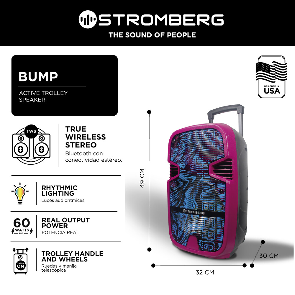Parlante Bluetooth Stromberg Bump 12
