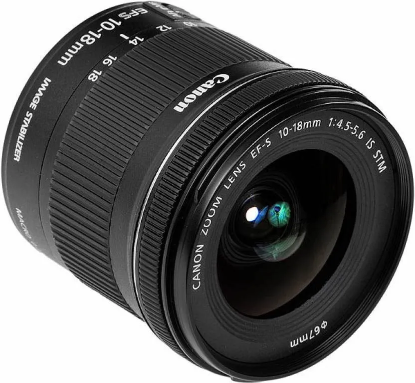 Lente Canon EF-S 10-18mm f/4.5-5.6 IS STM