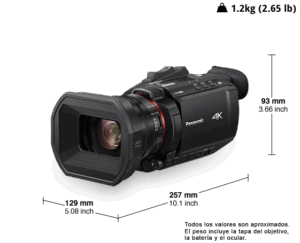Videocámara Panasonic HC-X1500 Profesional 4K