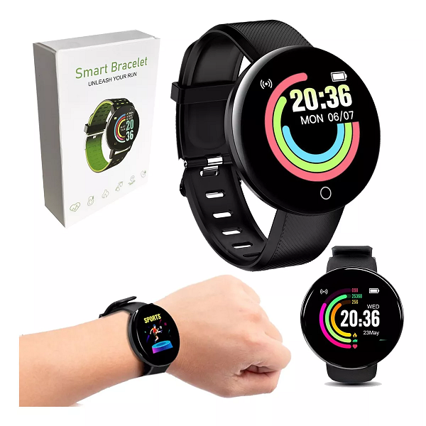 Smartwatch D18 Negro Cordoba Digital