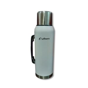 Termo Acero Inoxidable Outdoors 1.4L Manija Blanco