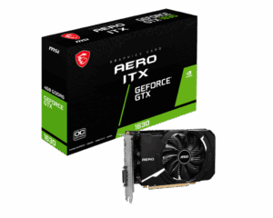 PLACA VIDEO MSI GEFORCE GTX 1630 AERO ITX 4GB OC
