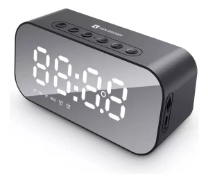 Reloj Despertador con Parlante Bluetooth Portatil