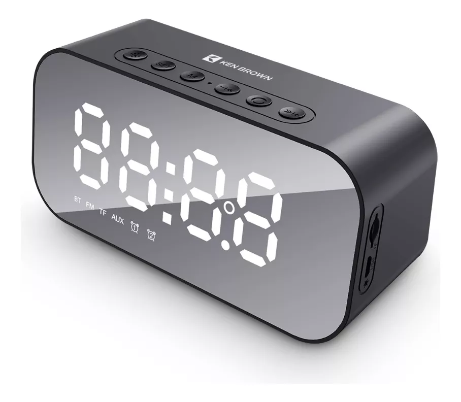 Reloj Despertador con Parlante Bluetooth Portatil Cordoba Digital