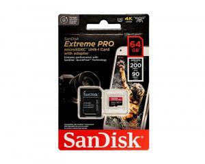 Tarjeta de Memoria Micro SD SanDisk Extreme Pro 64gb