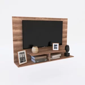 Panel de TV Flotante Delos 32" a 50" Roble Negro