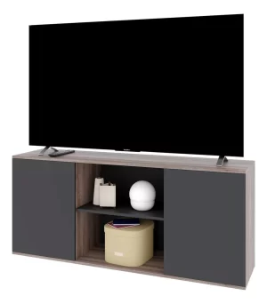 Rack Mesa TV Delos 65" Nebraska Negro