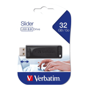 Memoria USB Verbatim 32gb Slider Pendrive
