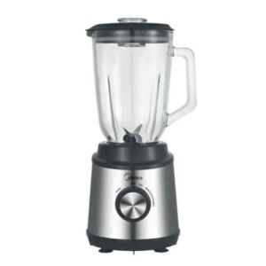 Licuadora Midea Inoxidable 800W Jarra de Vidrio 1.5 Lt.