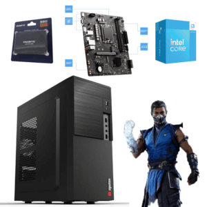 PC Intel I3-14100 16GB DDR4 SSD 480GB W11