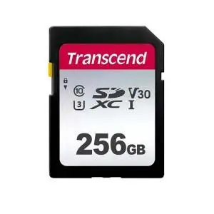 Tarjeta de Memoria SD Transcend 256GB C10 V30 UHS-I SD 300S 4K