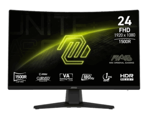 Monitor Gamer Curvo MSI 24" MAG 242C VA 180 Hz Full Hd