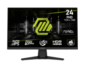 Monitor Gamer MSI 24" MAG 244F 200 Hz IPS Full Hd