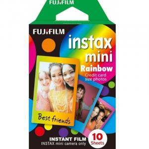 Papel de Pelicula Fujifilm Instax Film Mini Simple Rainbow (10/PK)