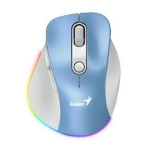 MOUSE GENIUS ERGO 9000S PRO 2.4GHZ+BT LIGHT BLUE