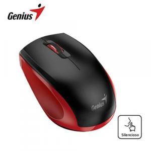 MOUSE GENIUS NX-8006S RED/BLK WIRELESS SILENCIOSO