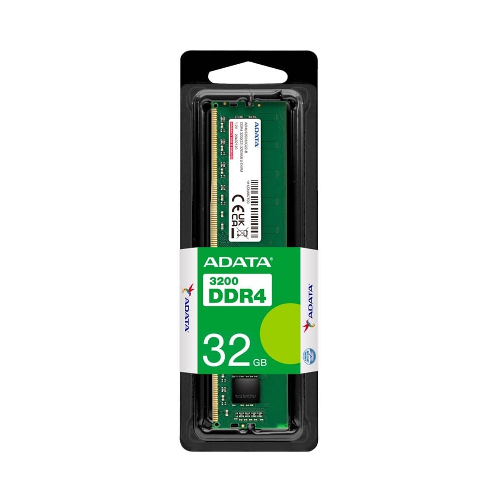 Memoria RAM DDR4 32GB ADATA 3200MHz - Alto Rendimiento Gaming y