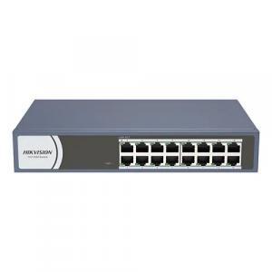 SWITCH 16P HIKVISION DS-3E0116R-O 10/100 DESKTOP