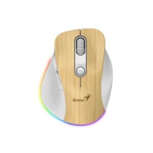 MOUSE GENIUS ERGO 9000S PRO 2.4GHZ+BT MADERA