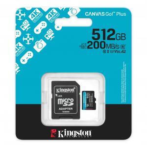 MICRO SD 512GB KINGSTON CANVAS GO PLUS G4