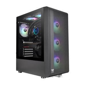 GAB THERMALTAKE S200 TG ARGB BLACK 4*FAN