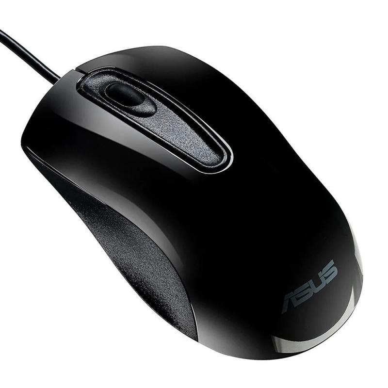 mouse alambrico usb asus 0k100 00030300 optico luz led azul 1118462