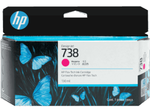 HP CARTUCHO PLOTTER 738/130ML/MAGENTA