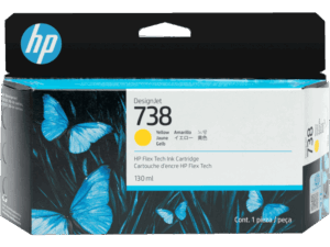 HP CARTUCHO PLOTTER 738/130ML/YELLOW