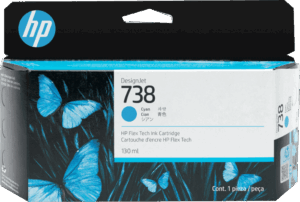 HP CARTUCHO PLOTTER 738/130ML/CYAN