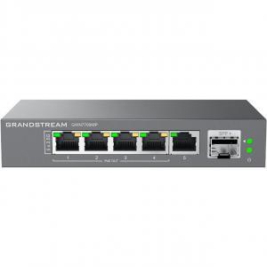 GRANDSTREAM SWITCH 5PORT 2.5GB CON 4 POE + 1 SFP NO ADMIN 57 W TOTAL CAPACIDAD SWITCHING 4.5GBPS SIN FUENTE