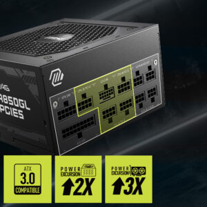 FUENTE MSI MAG A850GL 850W/80 PLUS GOLD/PCIE5/MODULAR (CABLE POWER AMERICANO)