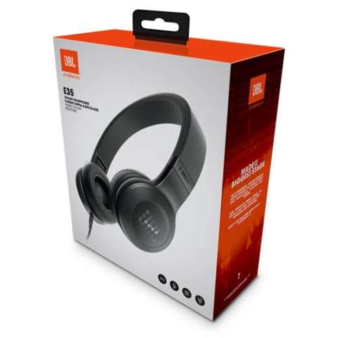 C jbl auricular e35 on ear diseno plegable black wired 65dff0537c