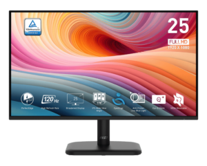 MONITOR MSI 24.5" PRO MP251L E2 (1920X1080) IPS 120HZ (S/CABLE INTERLOCK)