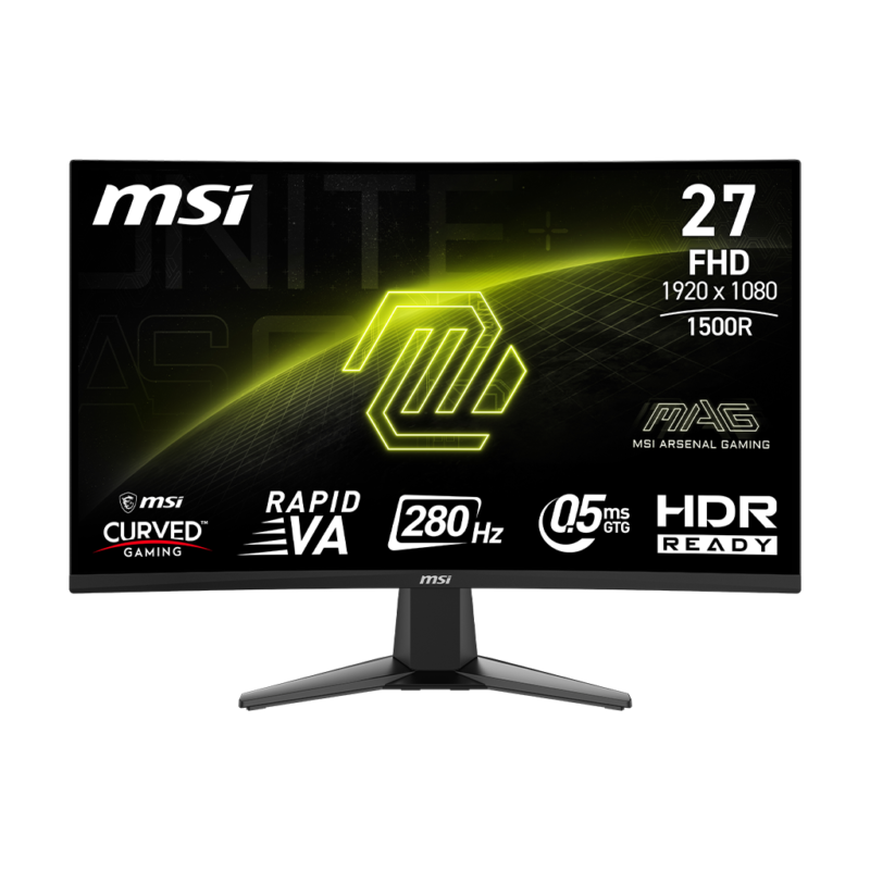 monitor msi curvo 27 mag 276cxf 1500r 1920x1080 va 280hz a74531c2cf