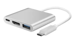 NETMAK ADAPTADOR TIPO C (M) / (HDMI+USB 3.0+USB TIPO C) NM-TYPE