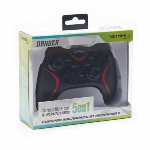 NETMAK GAMEPAD BLUETOOTH 5 EN 1/CEL ANDROID-IOS/PS4/PS3/PC/N-SWITCH/ NM-NITRO