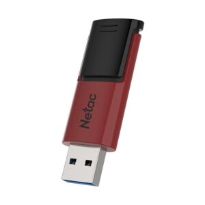 PEN DRIVE 128 GB NETAC U182 3.0 RED/BLACK RETRACTIL