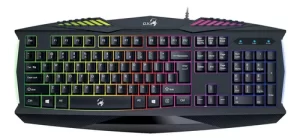 TECLADO GENIUS GX SCORPION K220 / USB / BLACK / GAMING RGB