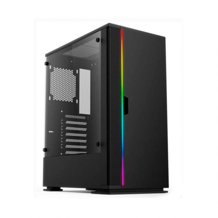 C gabinete gaming e view kit k1 rgb atx 650w 80 tecmou cooler vidrio