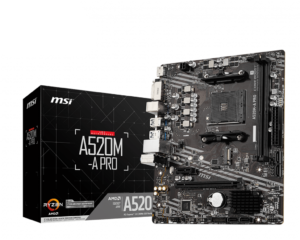 MOTHER MSI A520M-A PRO AM4 H/DVI M.2