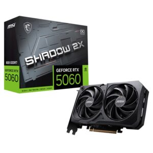 PLACA MSI RTX 5060 8GB SHADOW 2X OC DDR7